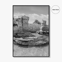 Torre Sant Andrea Black and White Fine Art Photo Print, Puglia Poster
