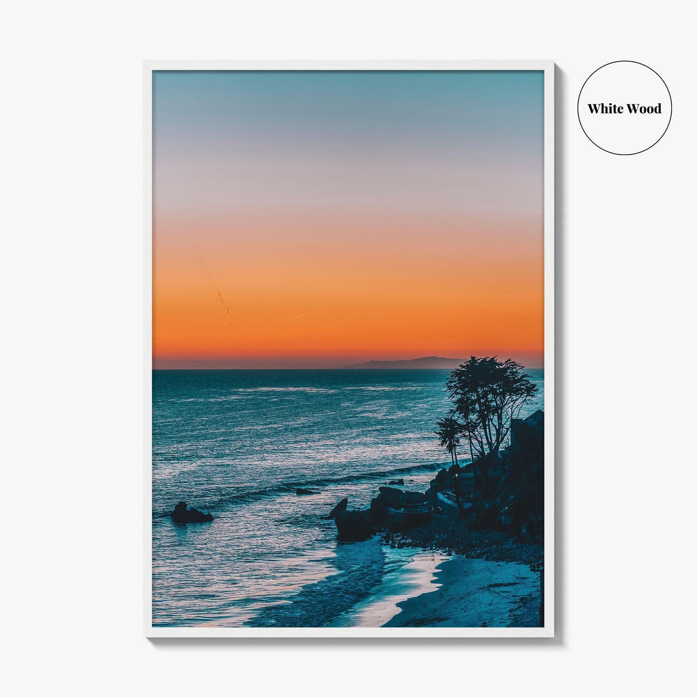 Malibu Golden Fine Art Photo Print, El Pescador State Beach, California, USA, Pacific Ocean