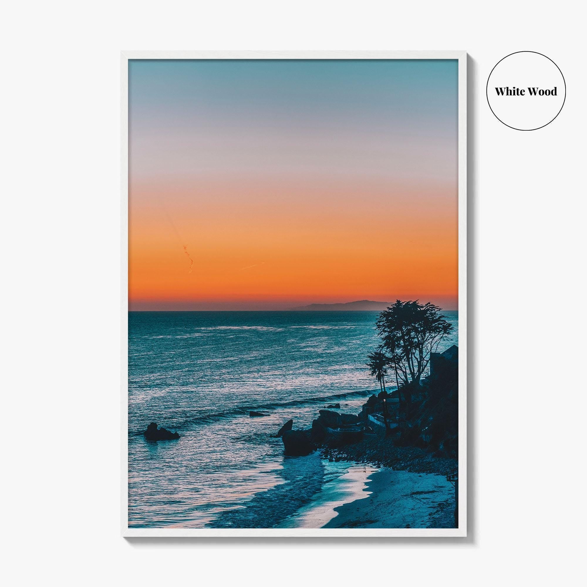 Malibu Golden Fine Art Photo Print, El Pescador State Beach, California, USA, Pacific Ocean
