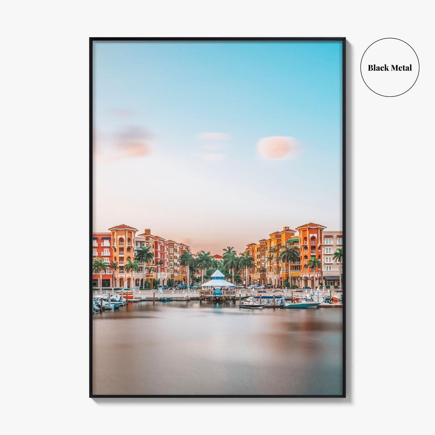 Naples Skyline Fine Art Photo Print, Florida USA Downtown Wall Decor Poster