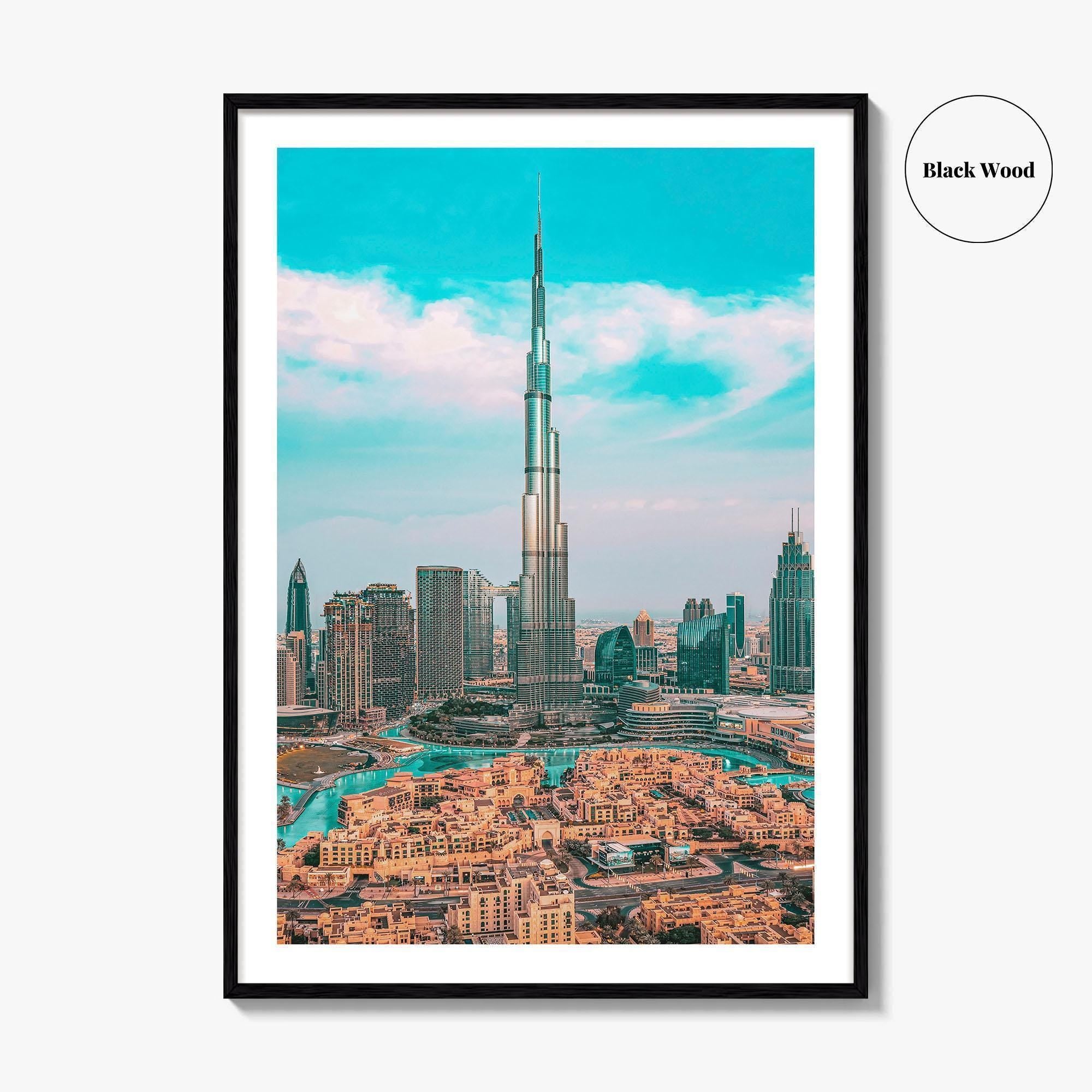 Dubai Skyline Fine Art Photo Print, Poster, United Arab Emirates UAE