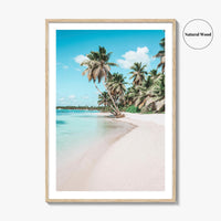 Jamaica Fine Art Photo Print, Tropical Island Beach, Palm Trees, Caribbean Wall Decor, Poster
