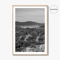 Arkansas River Black and White Fine Art Photo Print, North Little Rock Poster