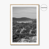 Arkansas River Black and White Fine Art Photo Print, North Little Rock Poster