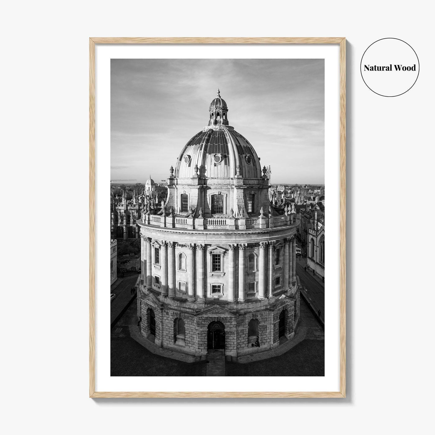 Oxford Black and White Fine Art Photo Print, Radcliffe Camera Bodleian Library Poster UK