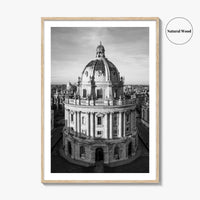 Oxford Black and White Fine Art Photo Print, Radcliffe Camera Bodleian Library Poster UK