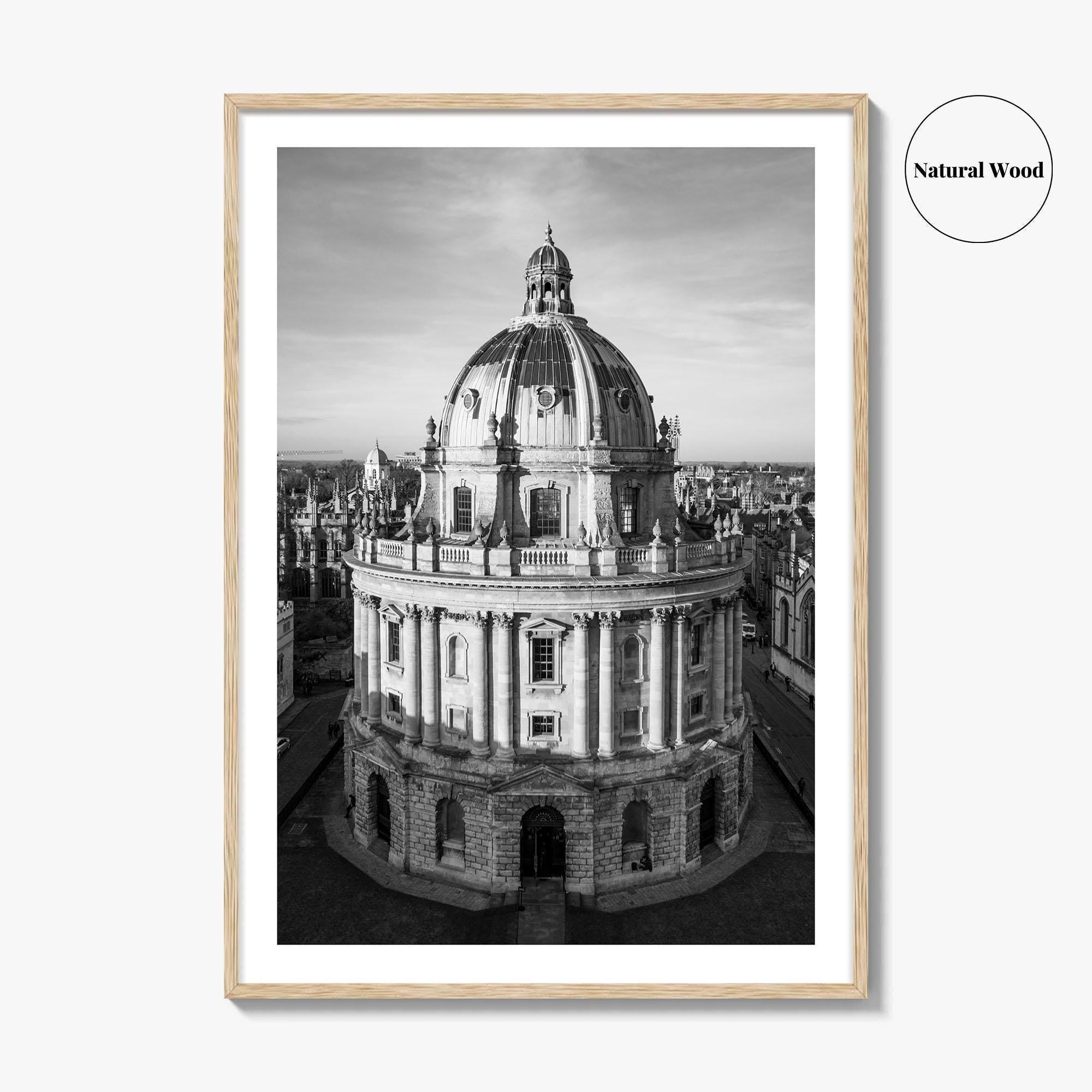 Oxford Black and White Fine Art Photo Print, Radcliffe Camera Bodleian Library Poster UK