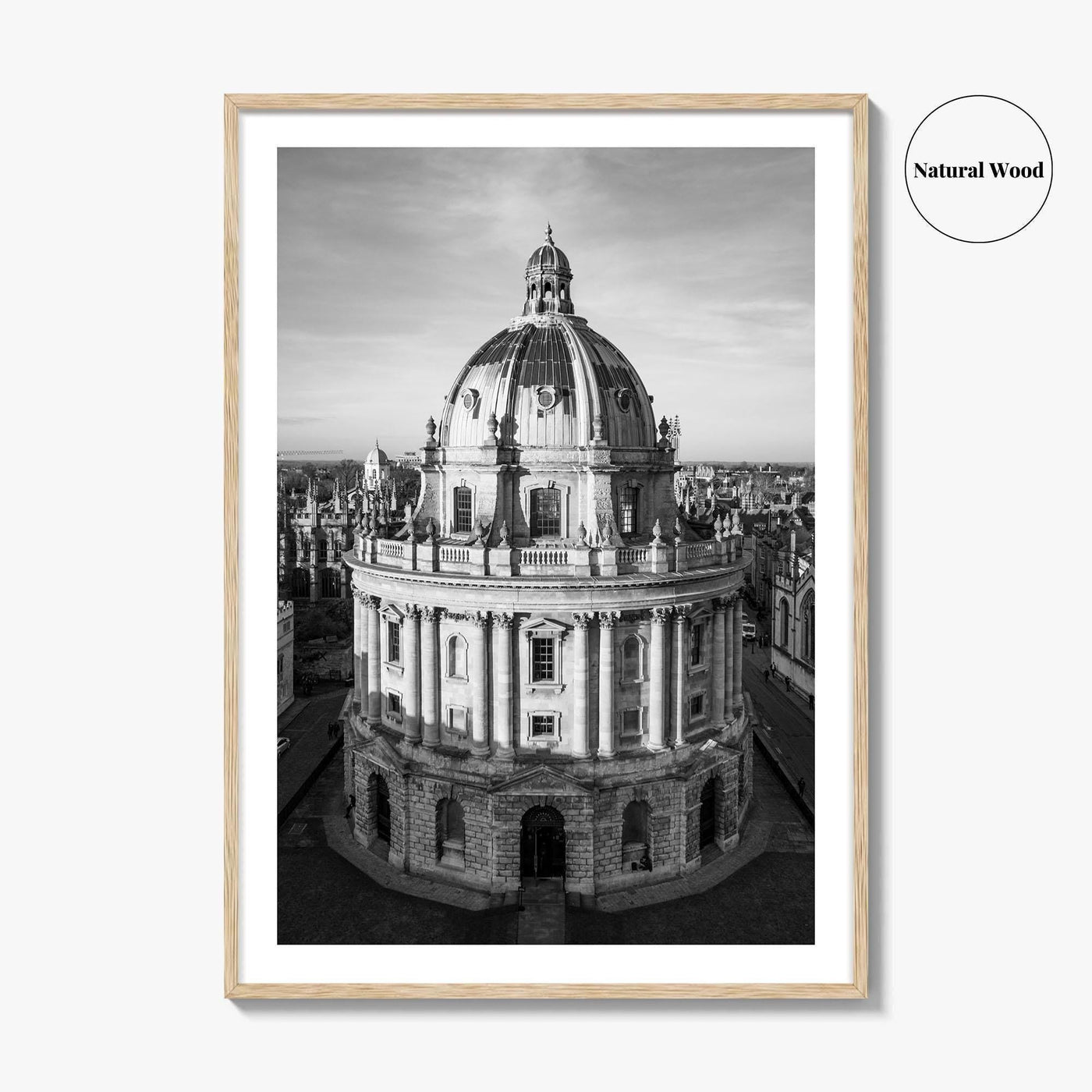 Oxford Black and White Fine Art Photo Print, Radcliffe Camera Bodleian Library Poster UK