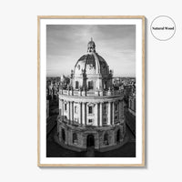Oxford Black and White Fine Art Photo Print, Radcliffe Camera Bodleian Library Poster UK