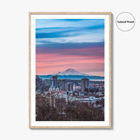Seattle Skyline Fine Art Photo Print, City Wall Decor Poster, Washington USA