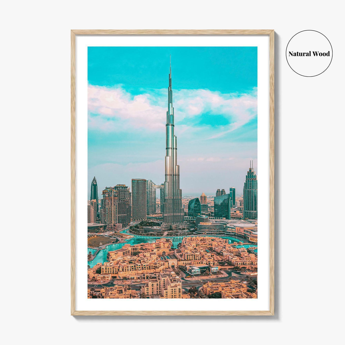 Dubai Skyline Fine Art Photo Print, Poster, United Arab Emirates UAE