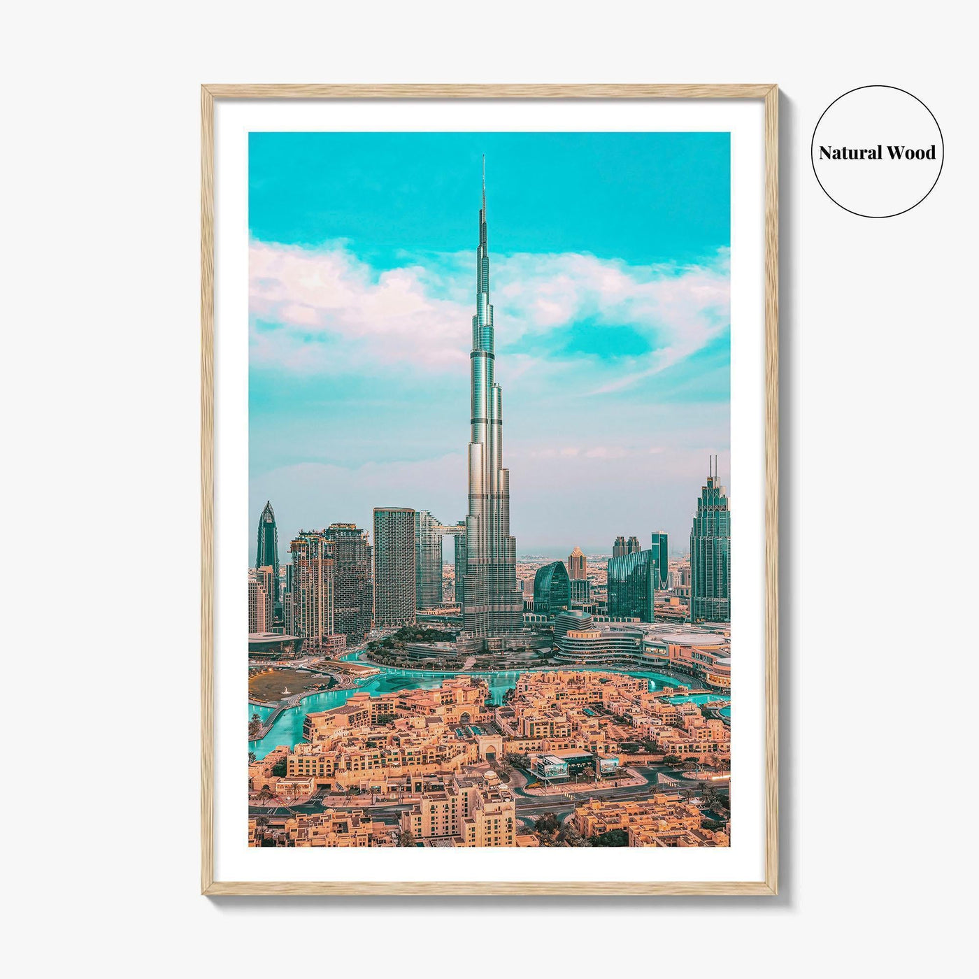 Dubai Skyline Fine Art Photo Print, Poster, United Arab Emirates UAE