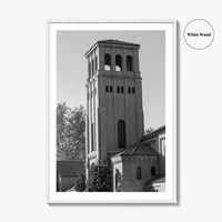Bakersfield Skyline Black and White Fine Art Photo Print, Poster, California USA