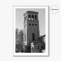 Bakersfield Skyline Black and White Fine Art Photo Print, Poster, California USA