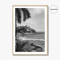 Sayulita Black and White Fine Art Photo Print, Mexico, Riviera Nayarit Wall Decor Poster