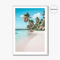 Jamaica Fine Art Photo Print, Tropical Island Beach, Palm Trees, Caribbean Wall Decor, Poster
