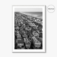 Manasquan Inlet Black and White Fine Art Photo Print, Jersey Shore NJ Poster