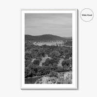 Arkansas River Black and White Fine Art Photo Print, North Little Rock Poster