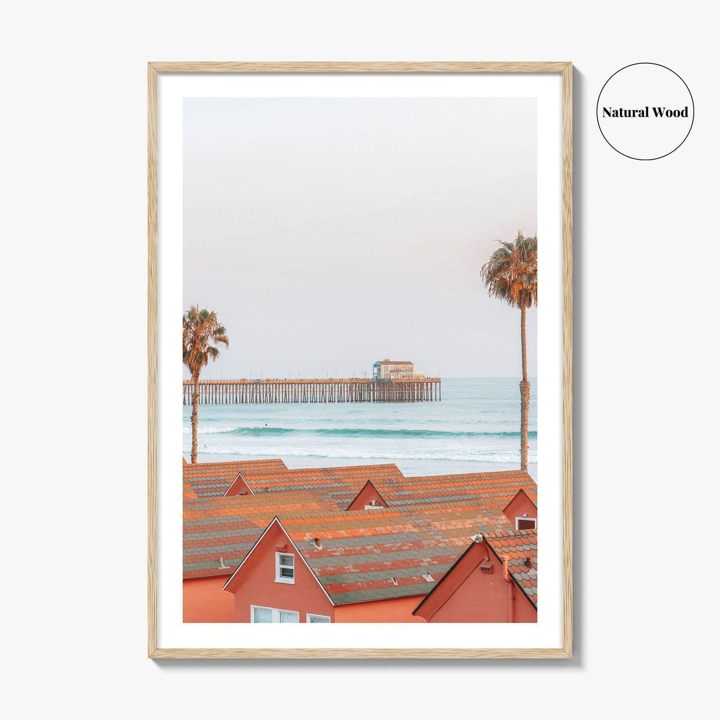 Oceanside Fine Art Photo Print, California Wall Decor, Coastal Photo Poster, USA