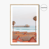 Oceanside Fine Art Photo Print, California Wall Decor, Coastal Photo Poster, USA