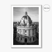 Oxford Black and White Fine Art Photo Print, Radcliffe Camera Bodleian Library Poster UK