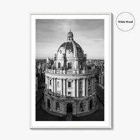 Oxford Black and White Fine Art Photo Print, Radcliffe Camera Bodleian Library Poster UK