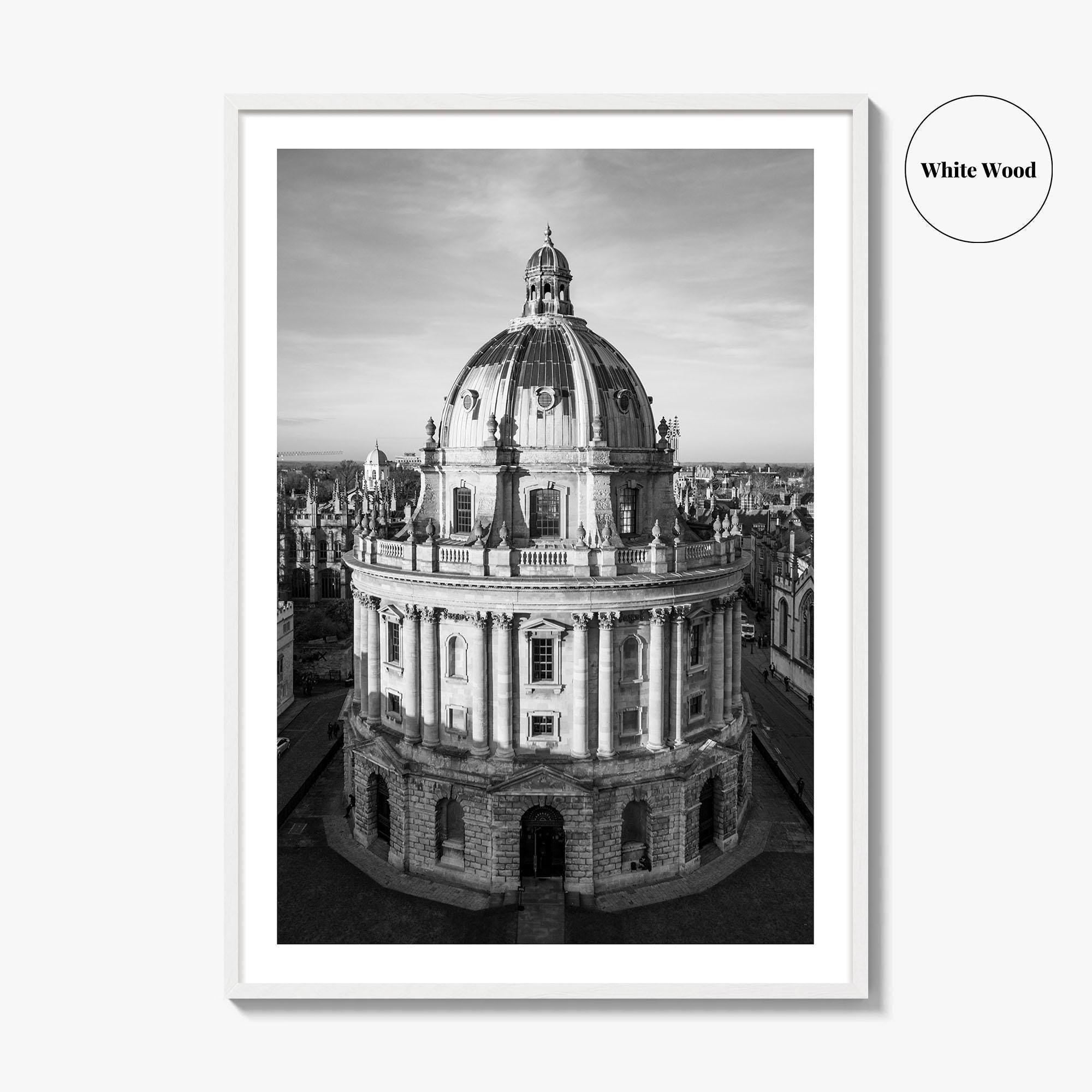 Oxford Black and White Fine Art Photo Print, Radcliffe Camera Bodleian Library Poster UK