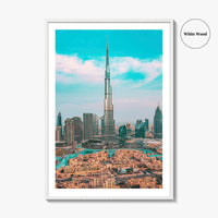 Dubai Skyline Fine Art Photo Print, Poster, United Arab Emirates UAE