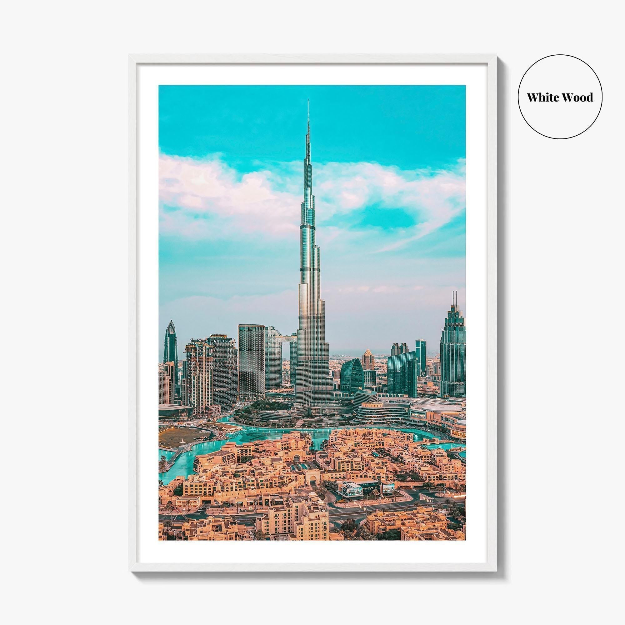 Dubai Skyline Fine Art Photo Print, Poster, United Arab Emirates UAE
