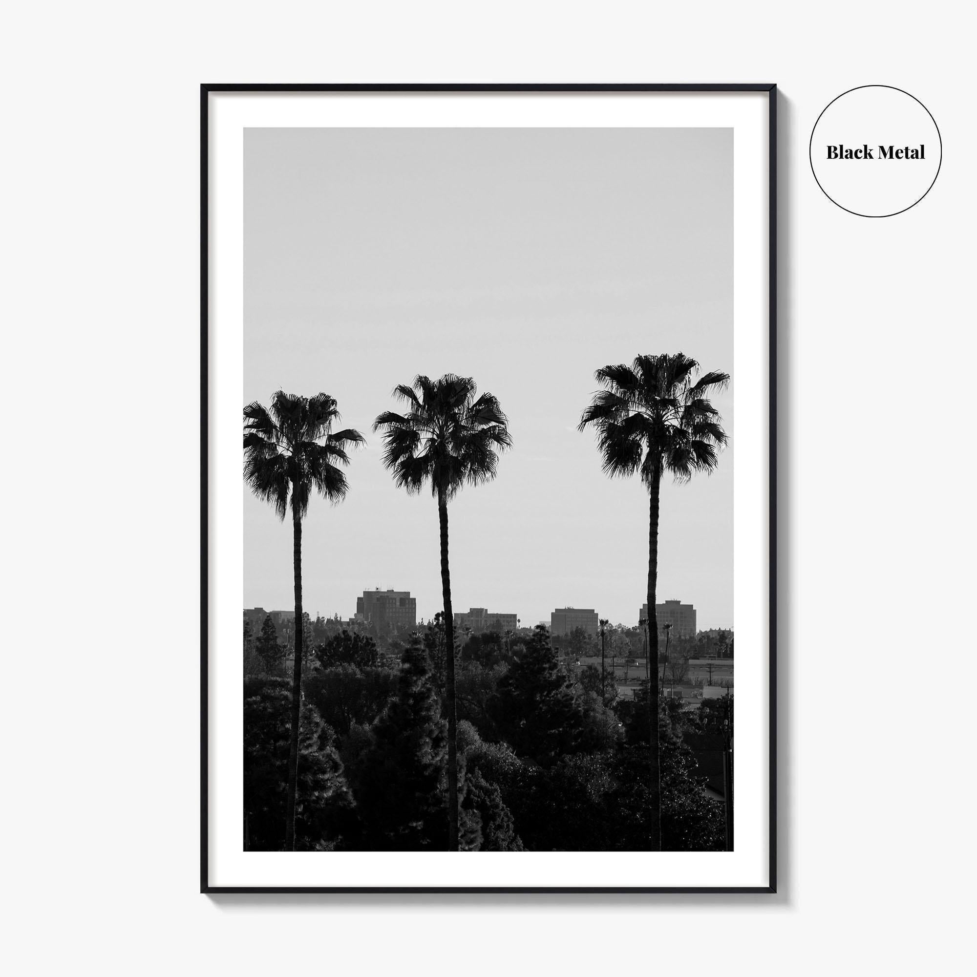 Anaheim Skyline Black and White Fine Art Photo Print, Orange County Poster, California Poster
