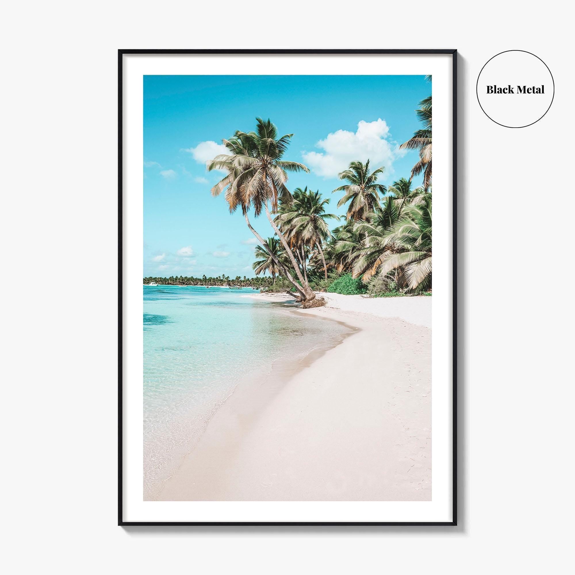 Jamaica Fine Art Photo Print, Tropical Island Beach, Palm Trees, Caribbean Wall Decor, Poster
