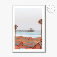 Oceanside Fine Art Photo Print, California Wall Decor, Coastal Photo Poster, USA
