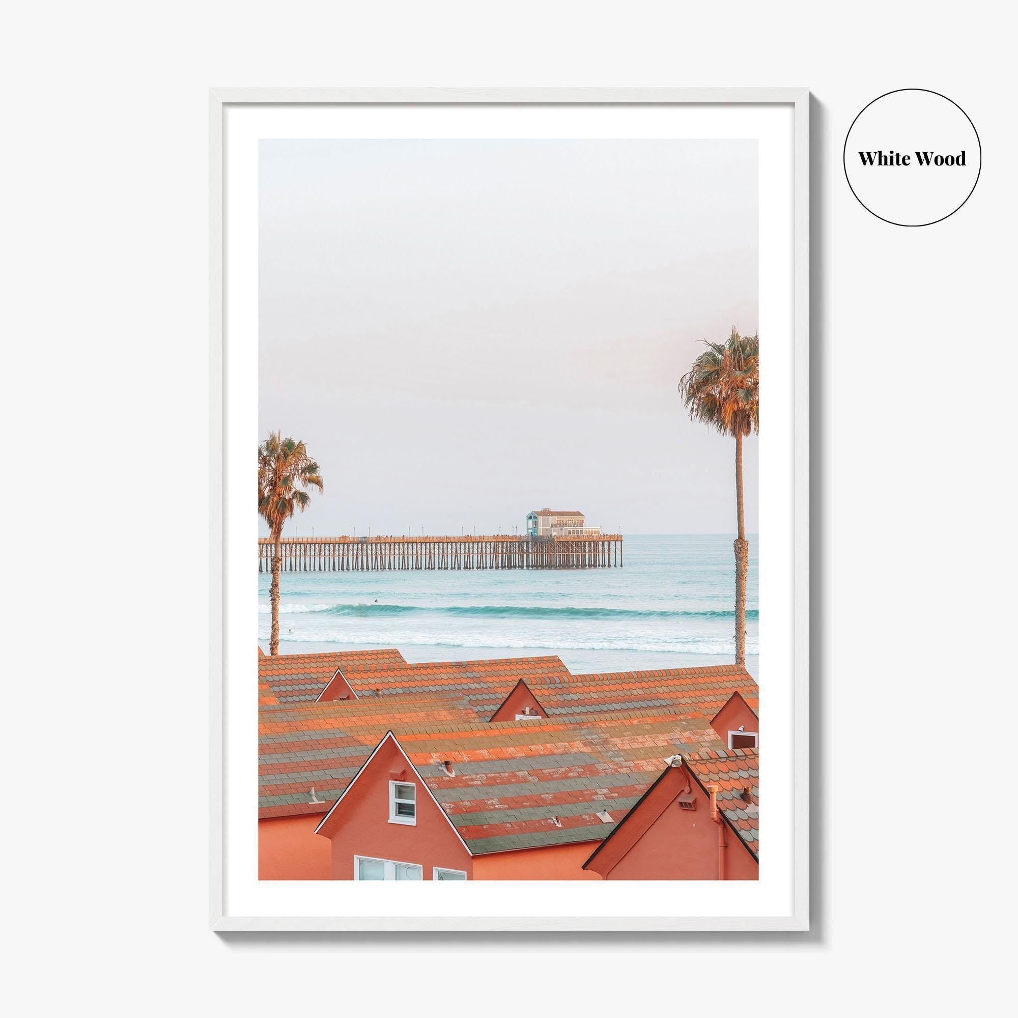 Oceanside Fine Art Photo Print, California Wall Decor, Coastal Photo Poster, USA