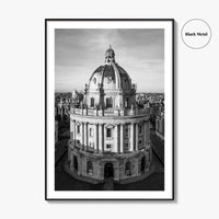 Oxford Black and White Fine Art Photo Print, Radcliffe Camera Bodleian Library Poster UK