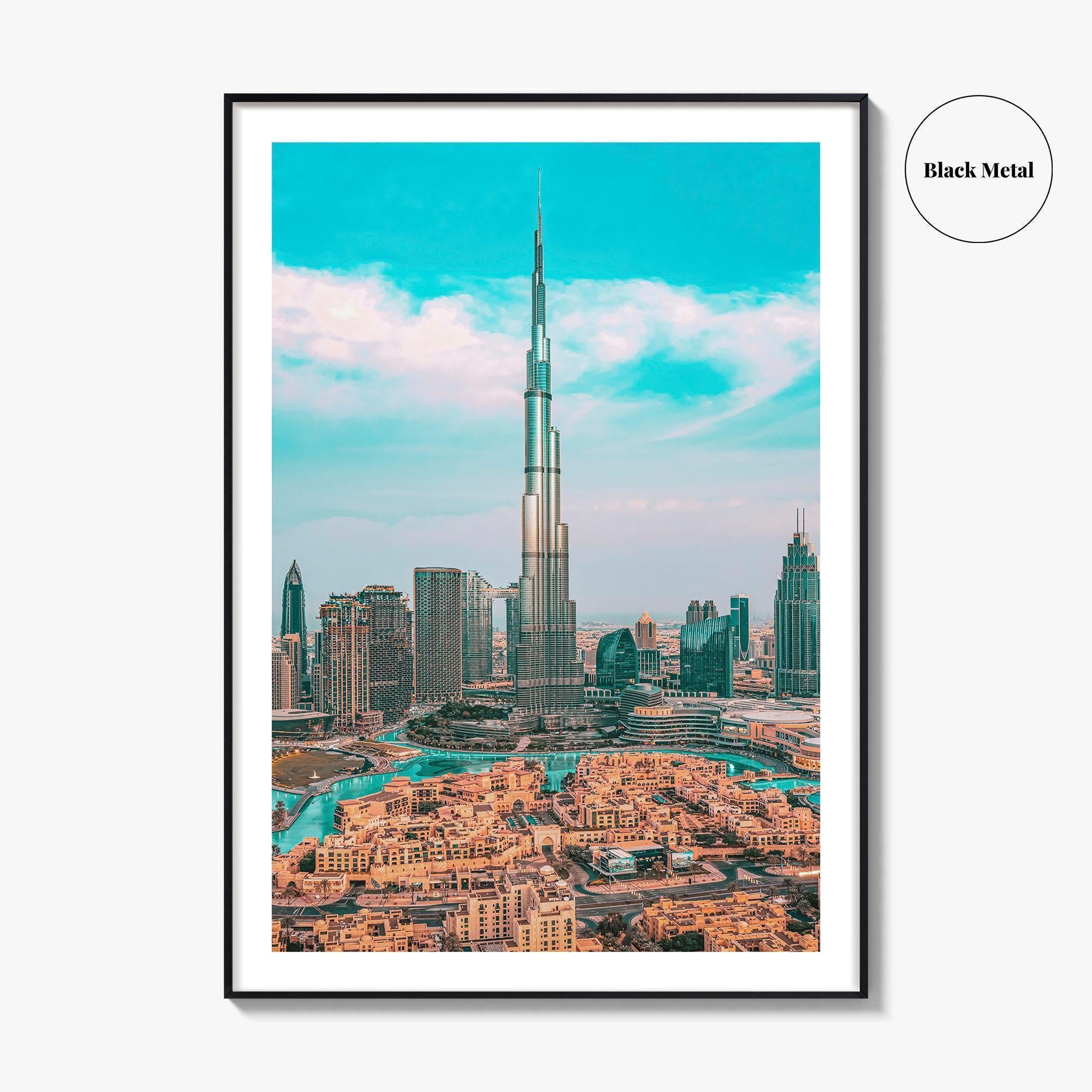 Dubai Skyline Fine Art Photo Print, Poster, United Arab Emirates UAE