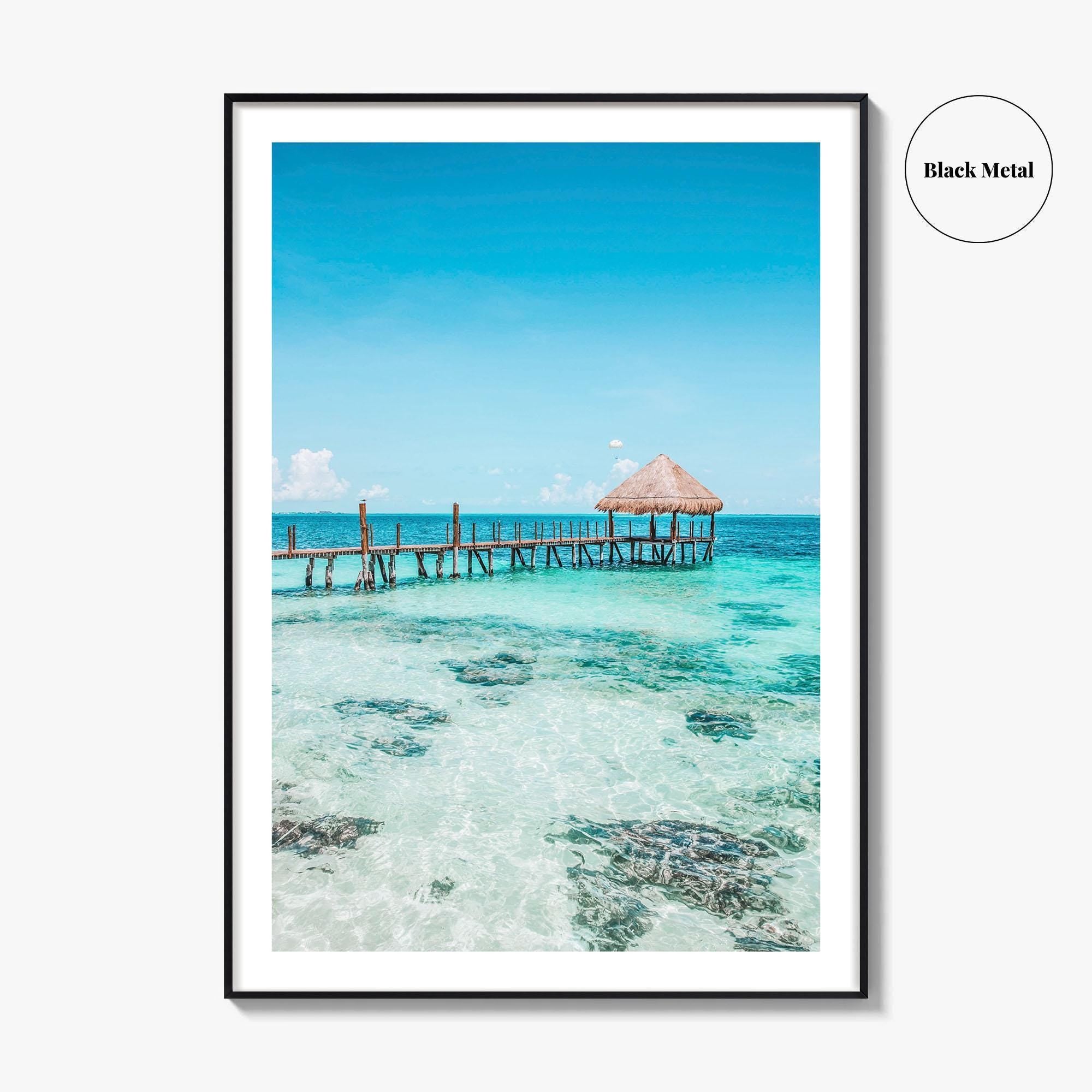 Cancun Fine Art Photo Print, Quintana Roo Mexico Wall Decor Poster, Riviera Maya