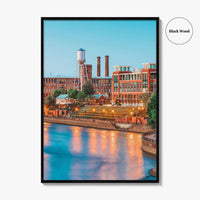 Columbus Georgia Skyline Fine Art Photo Print, Downtown Wall Decor Poster, USA