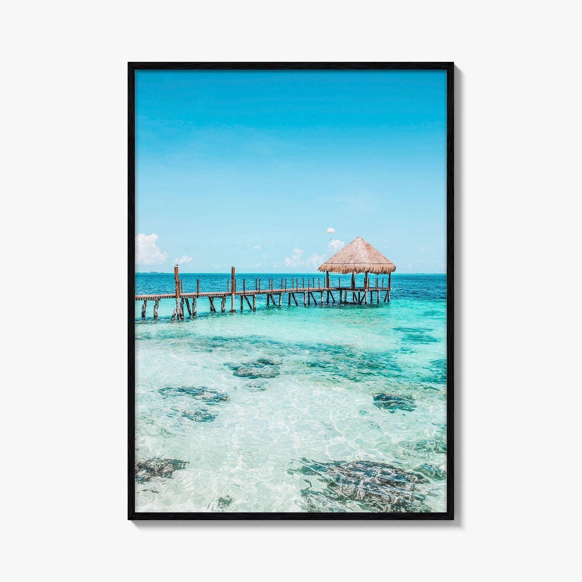Cancun Fine Art Photo Print, Quintana Roo Mexico Wall Decor Poster, Riviera Maya