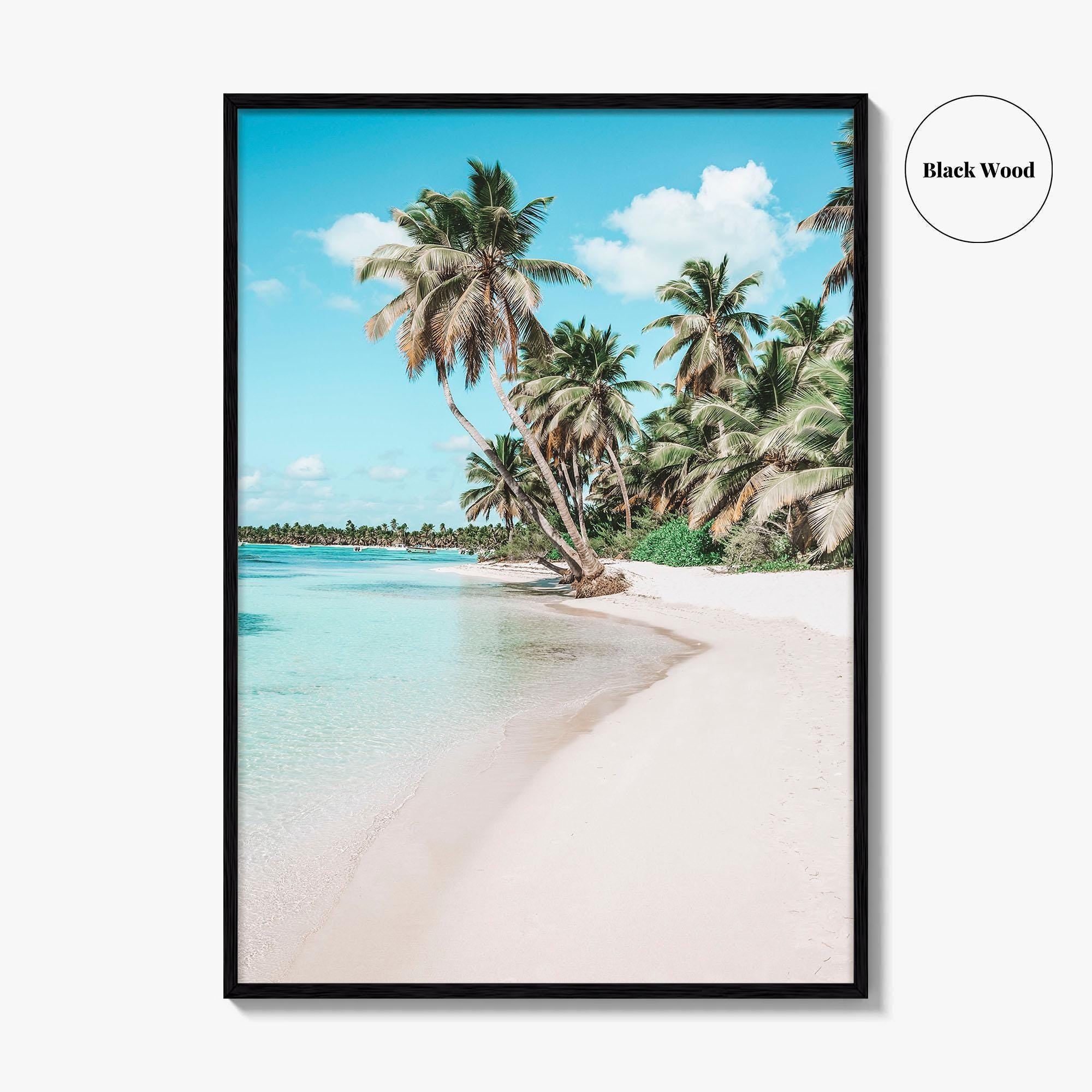 Jamaica Fine Art Photo Print, Tropical Island Beach, Palm Trees, Caribbean Wall Decor, Poster