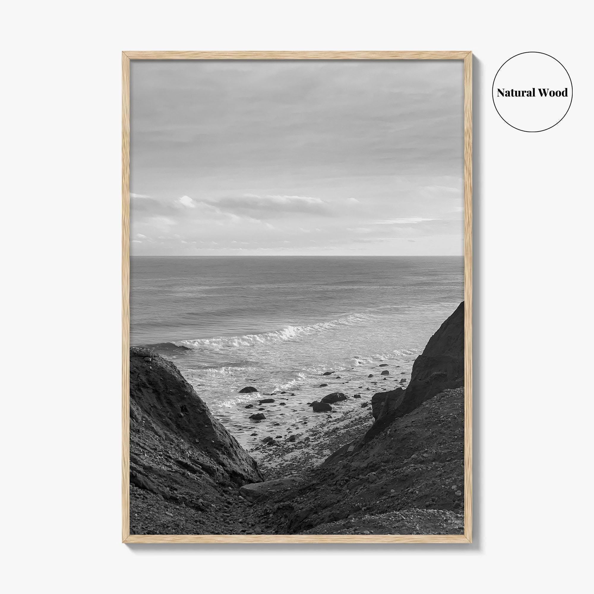 Montauk Black and White Fine Art Photo Print, Long Island Hamptons Poster