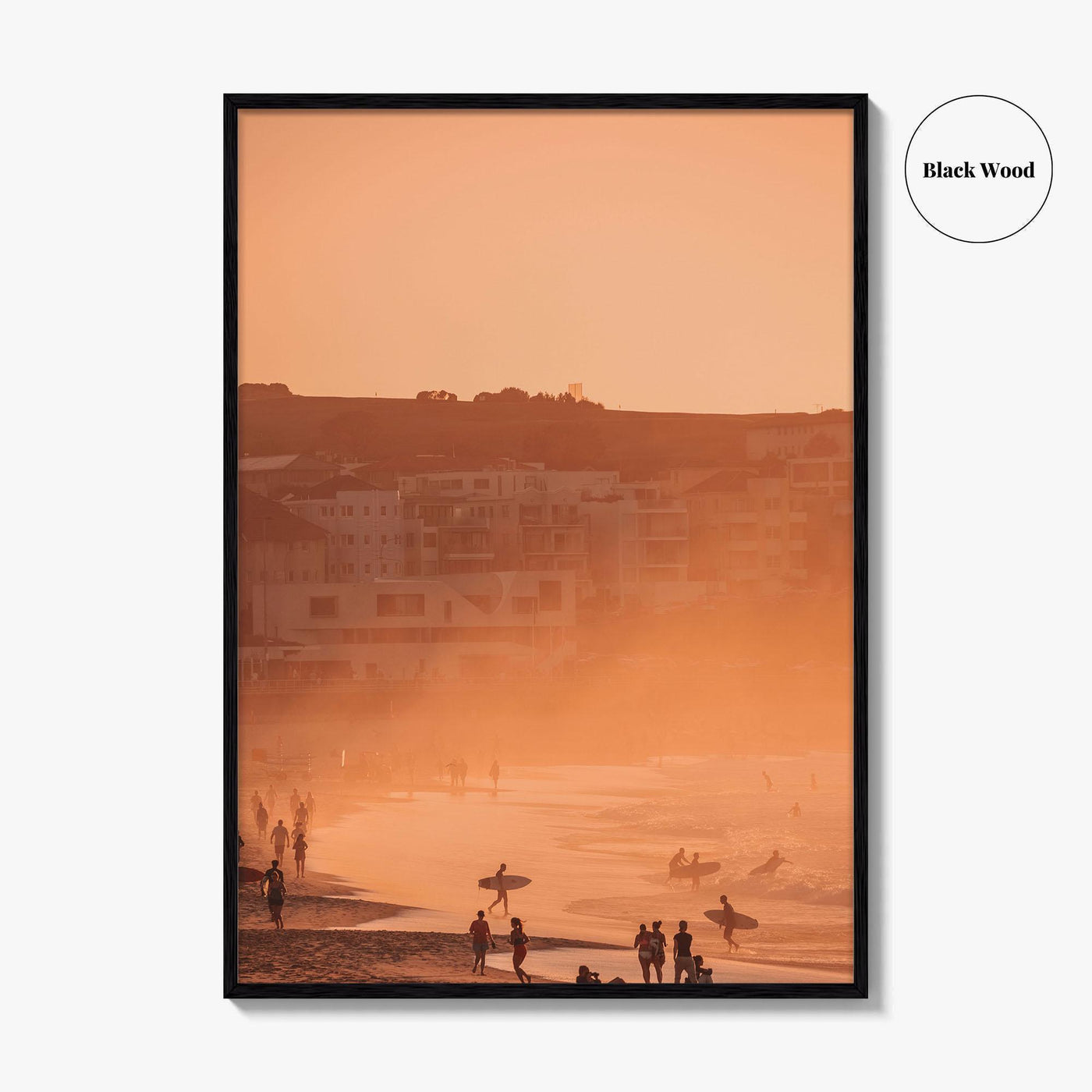Bondi Beach Blue Fine Art Photo Print, Sydney Australia Poster, Misty Morning