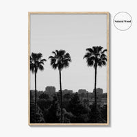 Anaheim Skyline Black and White Fine Art Photo Print, Orange County Poster, California Poster