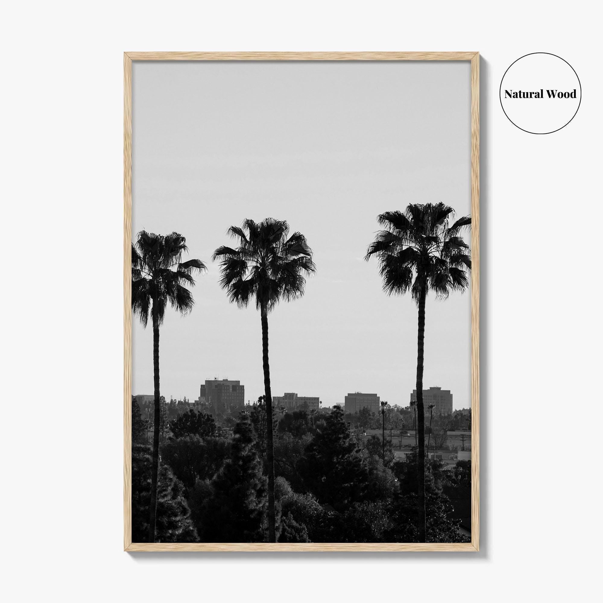 Anaheim Skyline Black and White Fine Art Photo Print, Orange County Poster, California Poster