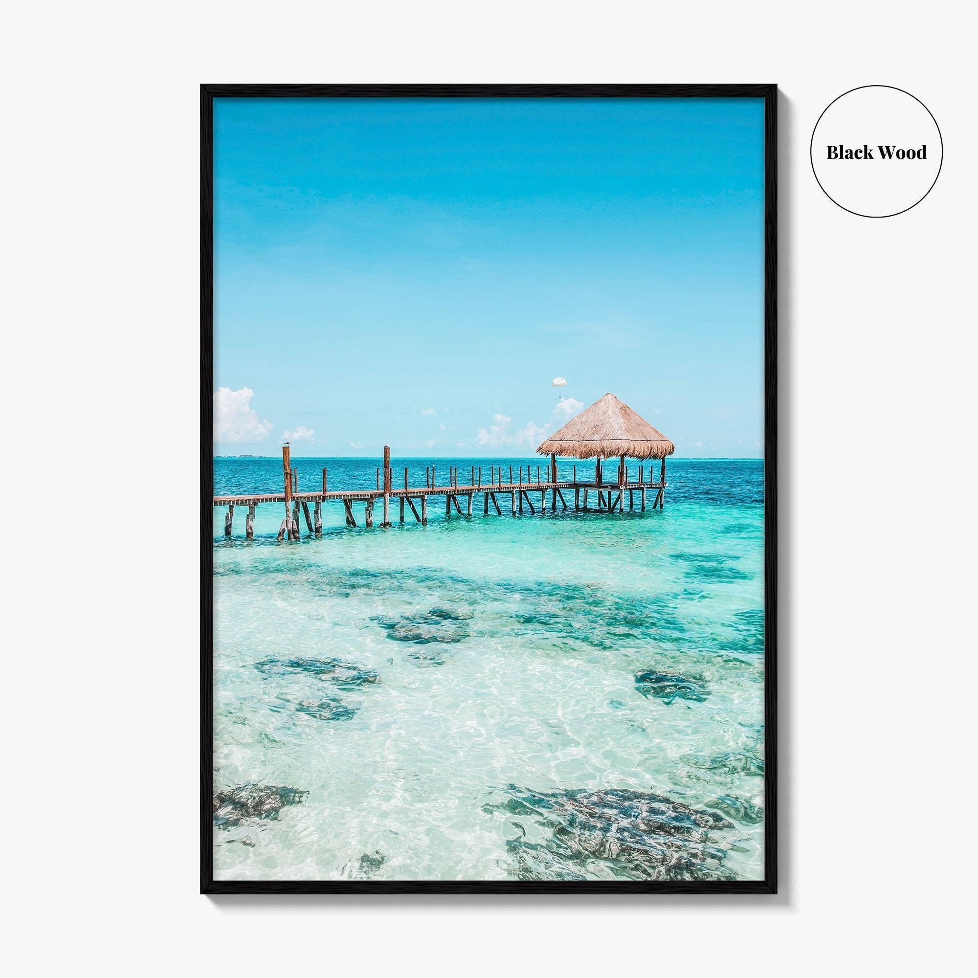 Cancun Fine Art Photo Print, Quintana Roo Mexico Wall Decor Poster, Riviera Maya