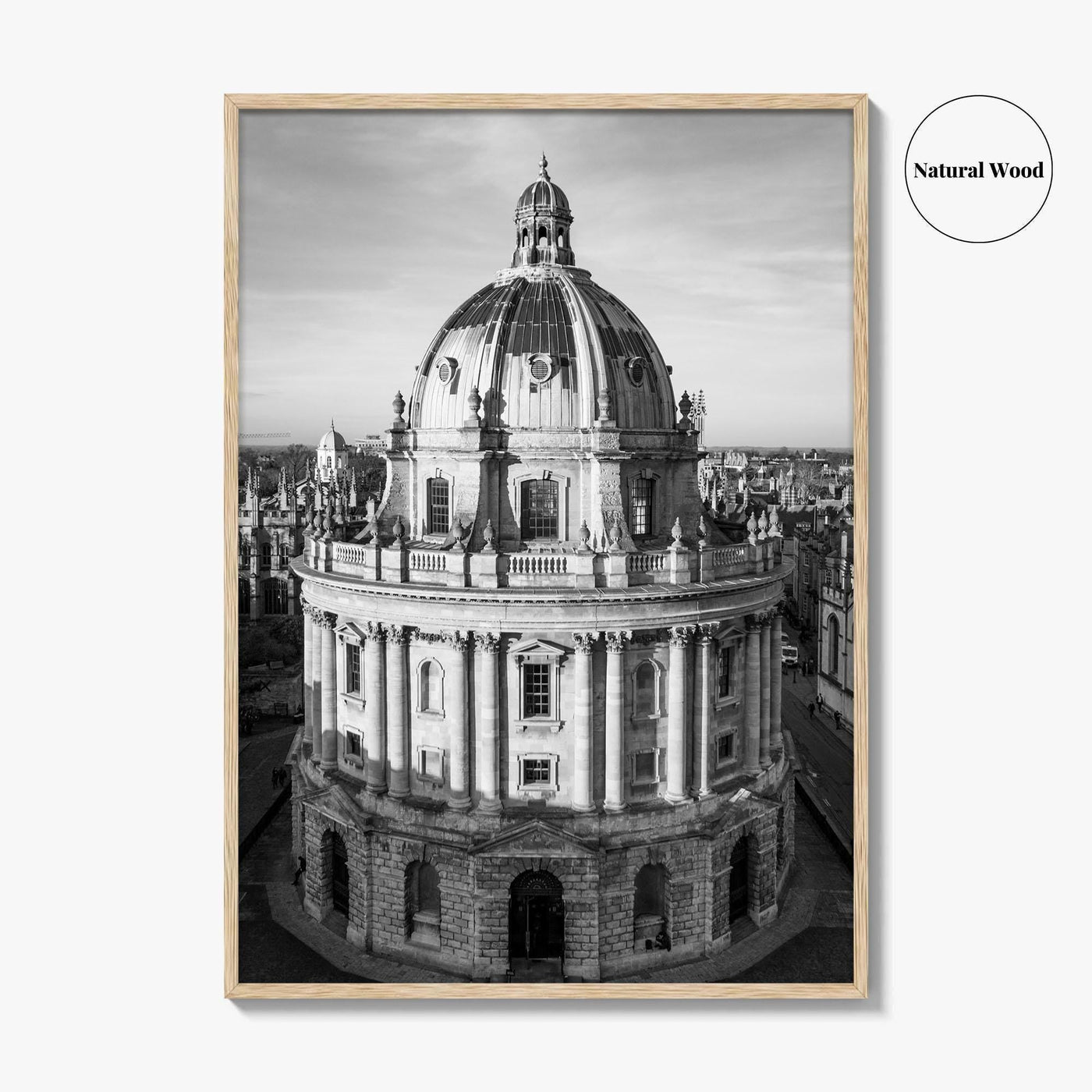 Oxford Black and White Fine Art Photo Print, Radcliffe Camera Bodleian Library Poster UK
