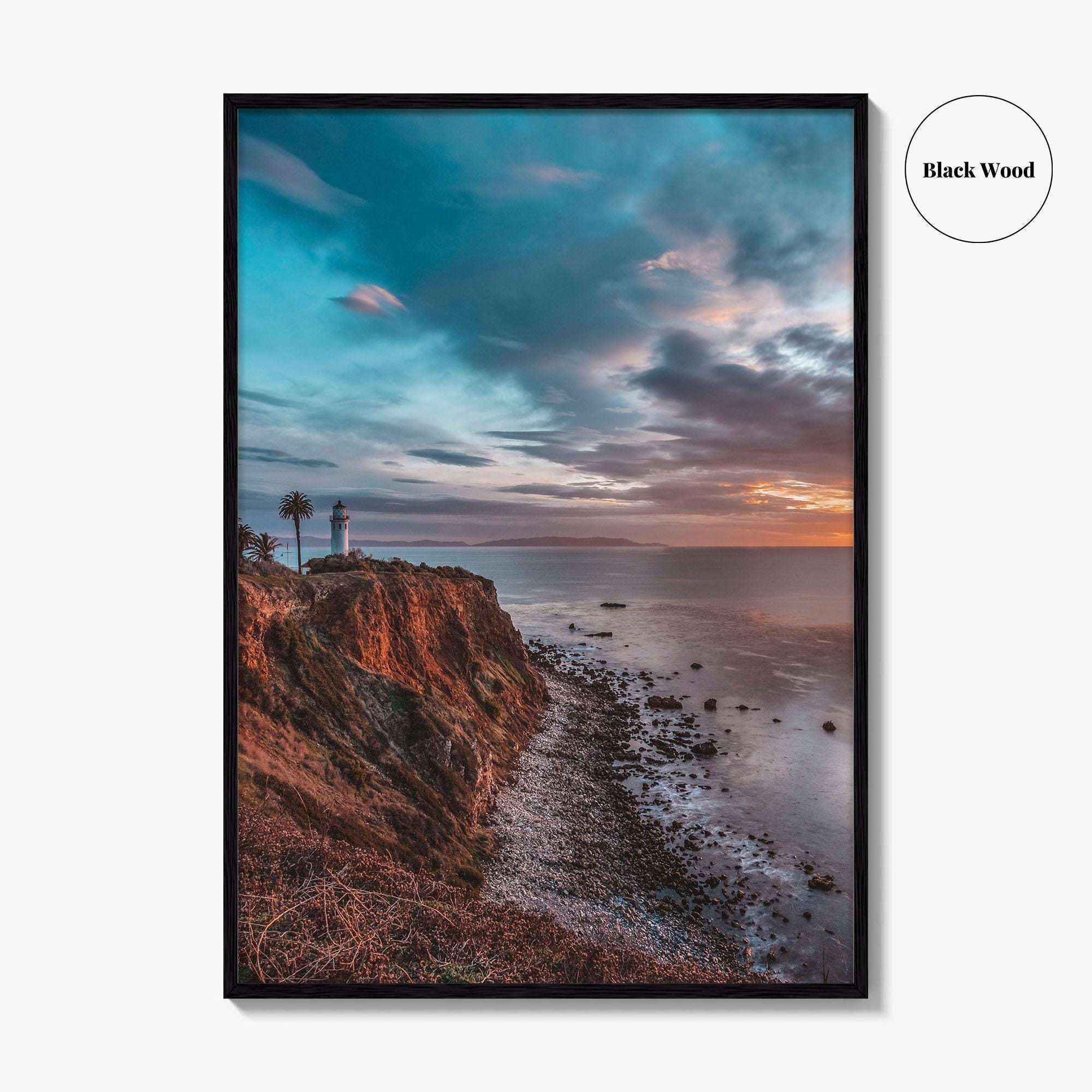 Rancho Palos Verdes Fine Art Photo Print, Point Vicente Lighthouse, California Wall Poster