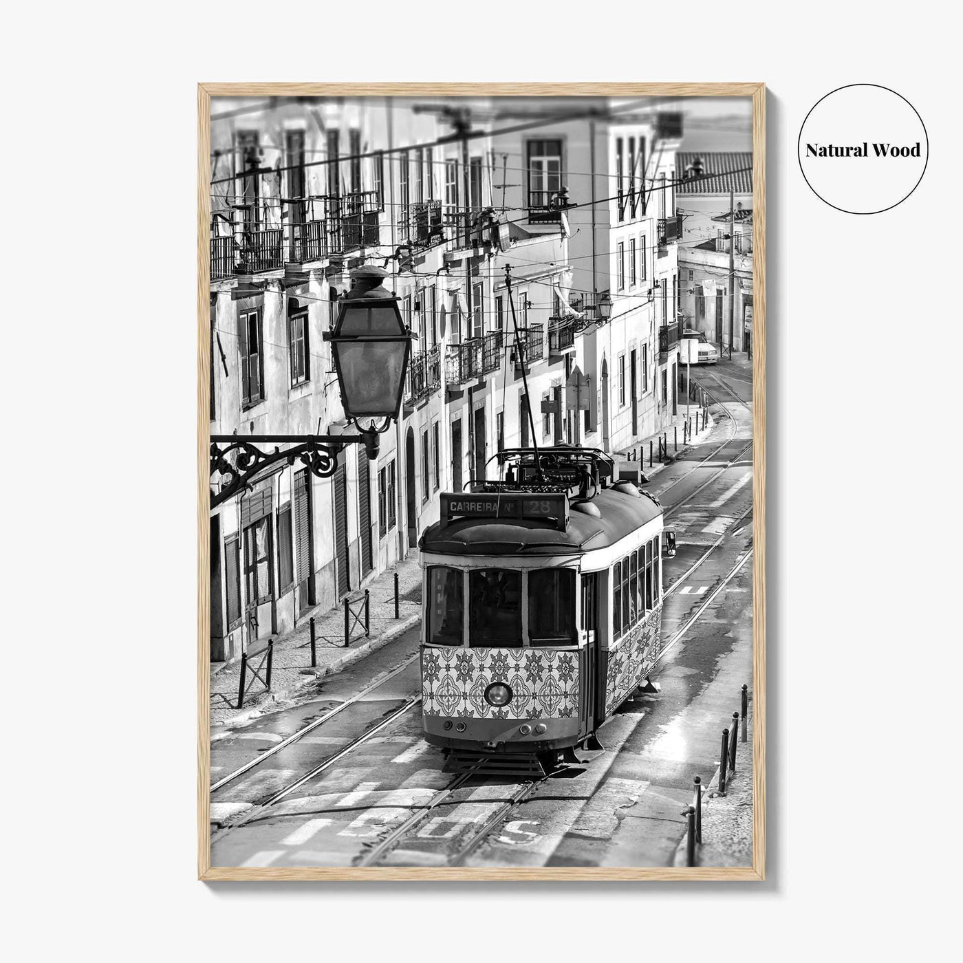 Lisbon Black and White Fine Art Photo Print, Lisboa Portugal Street Wall Decor Poster
