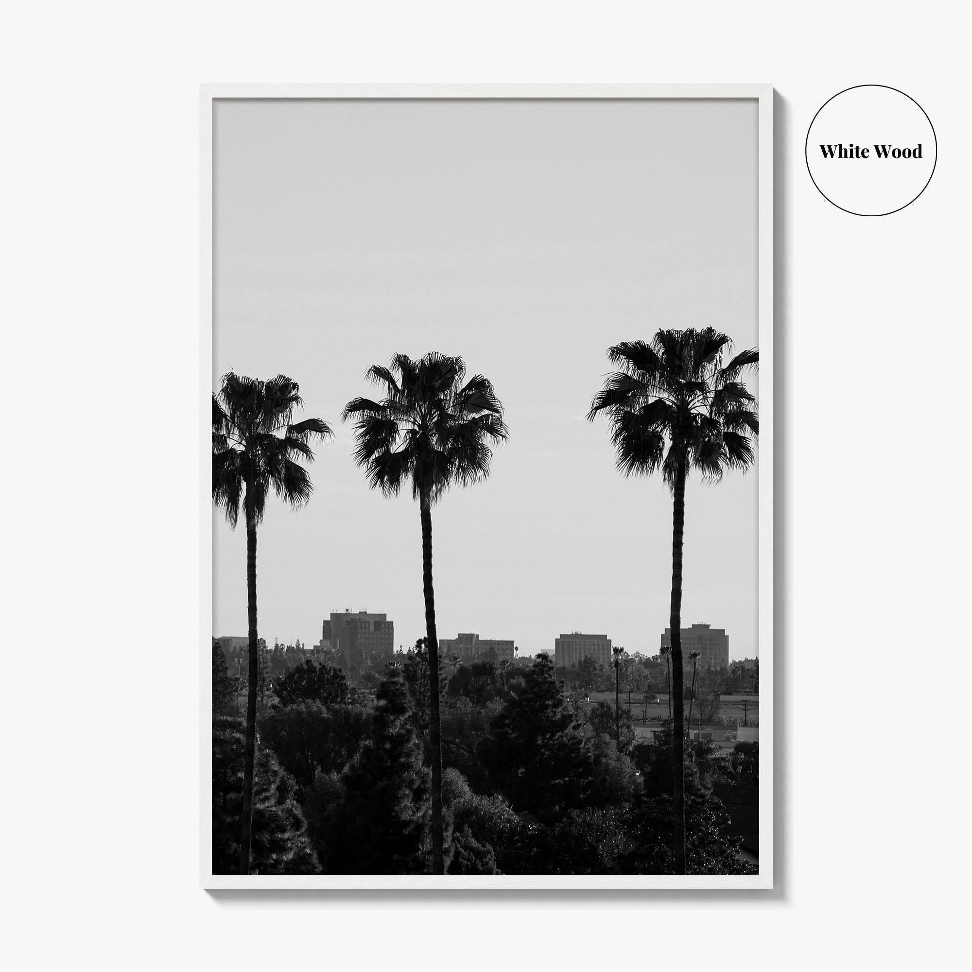Anaheim Skyline Black and White Fine Art Photo Print, Orange County Poster, California Poster