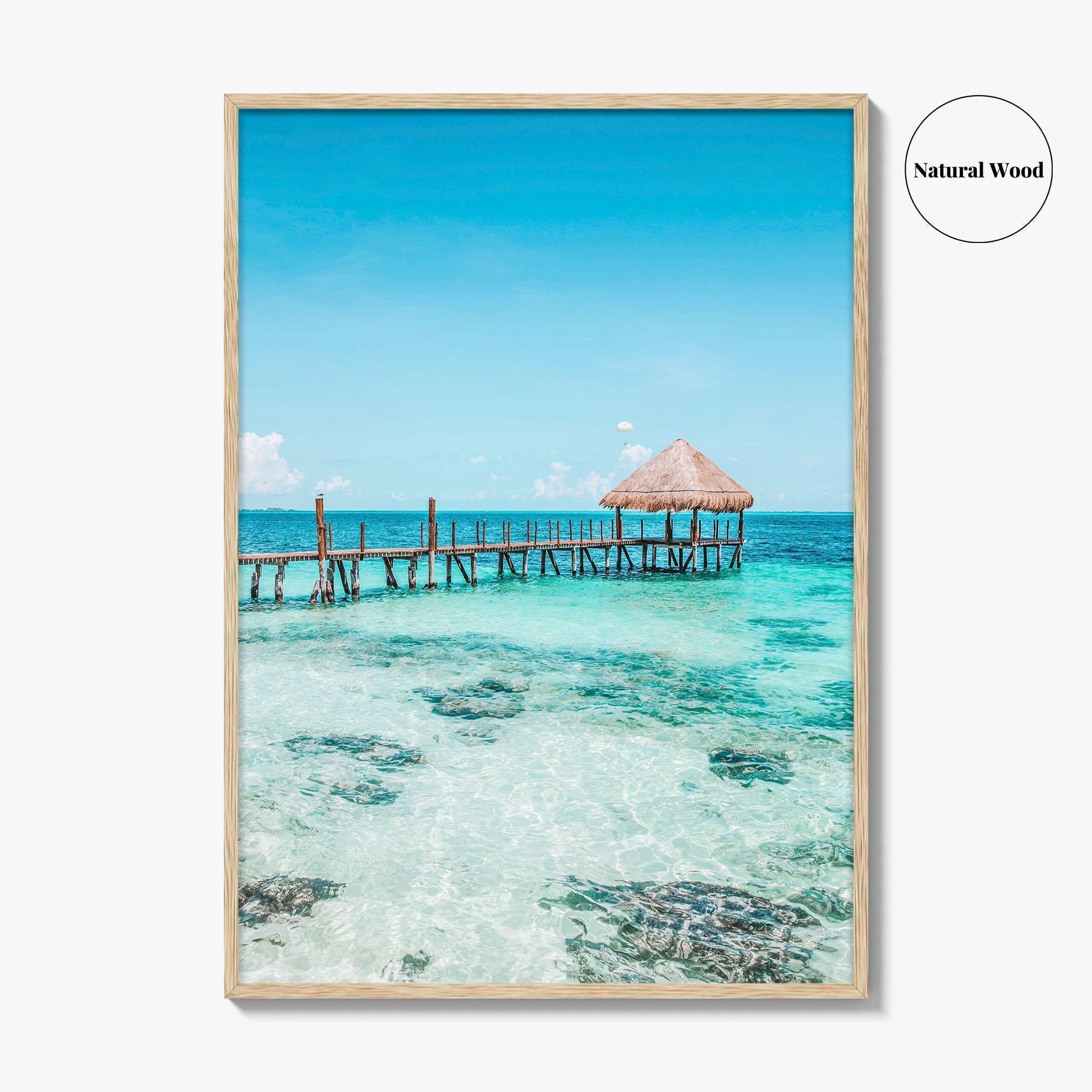 Cancun Fine Art Photo Print, Quintana Roo Mexico Wall Decor Poster, Riviera Maya