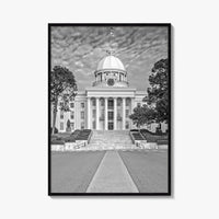 Alabama Black and White Fine Art Photo Print, Montgomery Capitol Poster, USA Poster